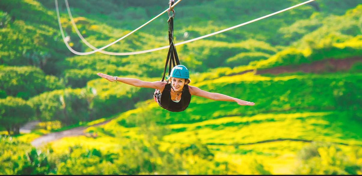 Ziplining Adventure over Mauritius Scenic Valleys